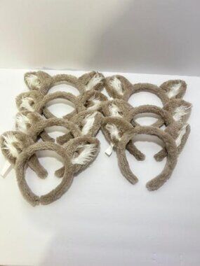 Great Wolf Lodge Ears Lot of 7 Headbands Gray Hat Party Cute Group Grey Wolves